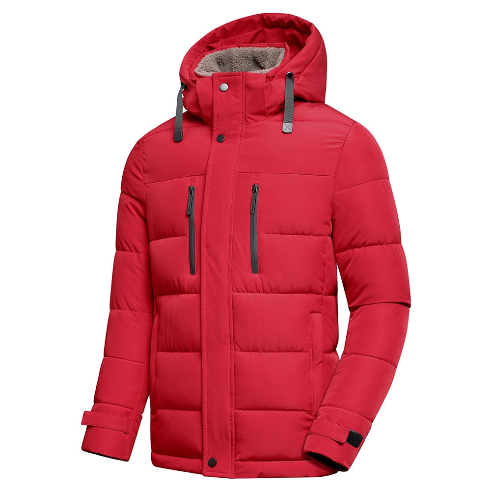 Herren-Steppjacke mit Fleecefutter