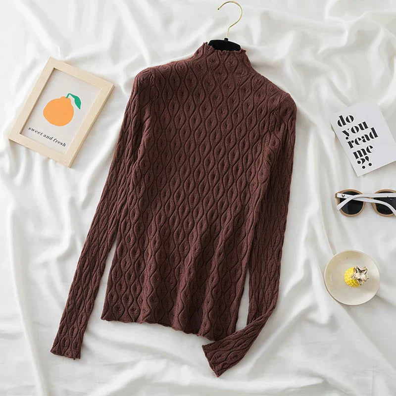 ModeGeist | Kaschmir-Rollkragenpullover für Frauen