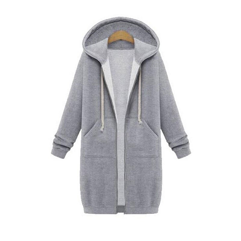 ModeGeist | Schicke lange Sweatshirtjacke