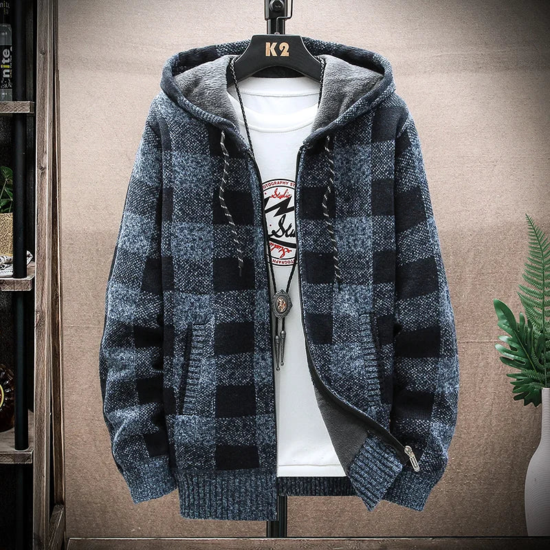 Herren Winterjacke mit Kapuze