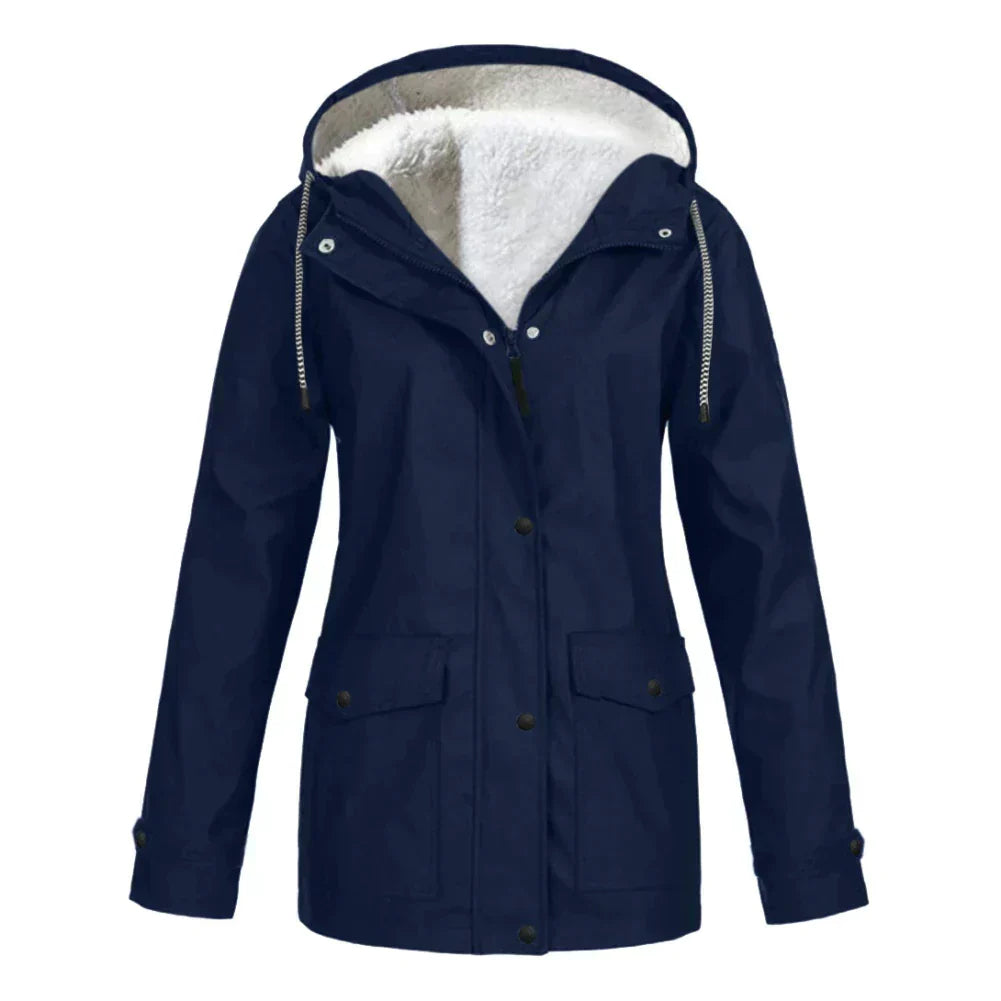 ModeGeist | Regenjacke für Damen Warm