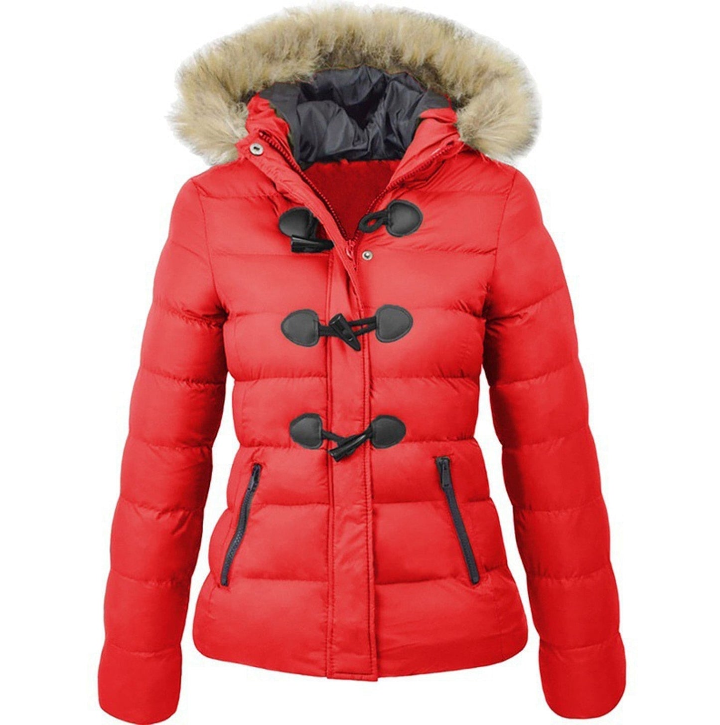 ModeGeist | Winterjacke mit Kragen für Damen