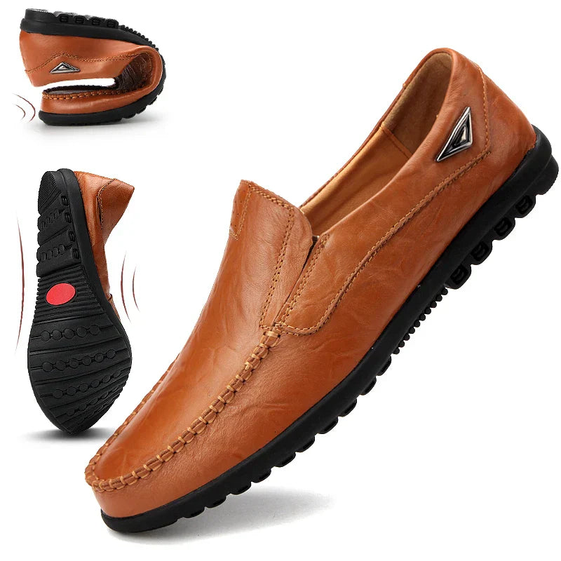 Luxuriöse Herren-Loafer aus echtem Leder