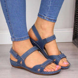MODEGEIST Damen-Sandalen: Ergonomisch mit Klettverschluss