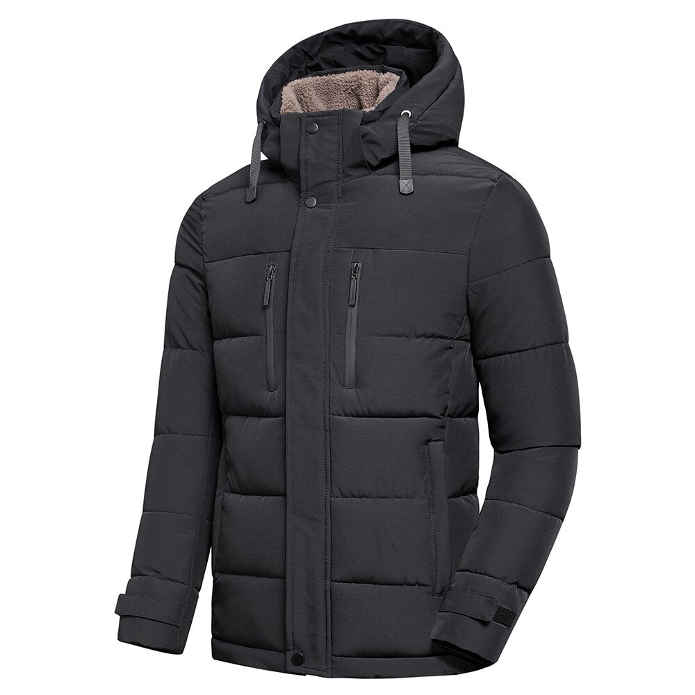 Herren-Steppjacke mit Fleecefutter