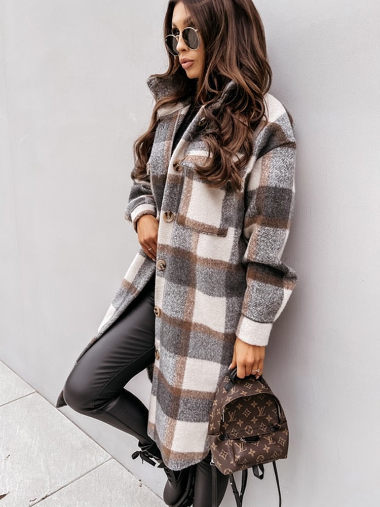 ModeGeist | Karierte Jacke - Lässig, Retro & Modisch