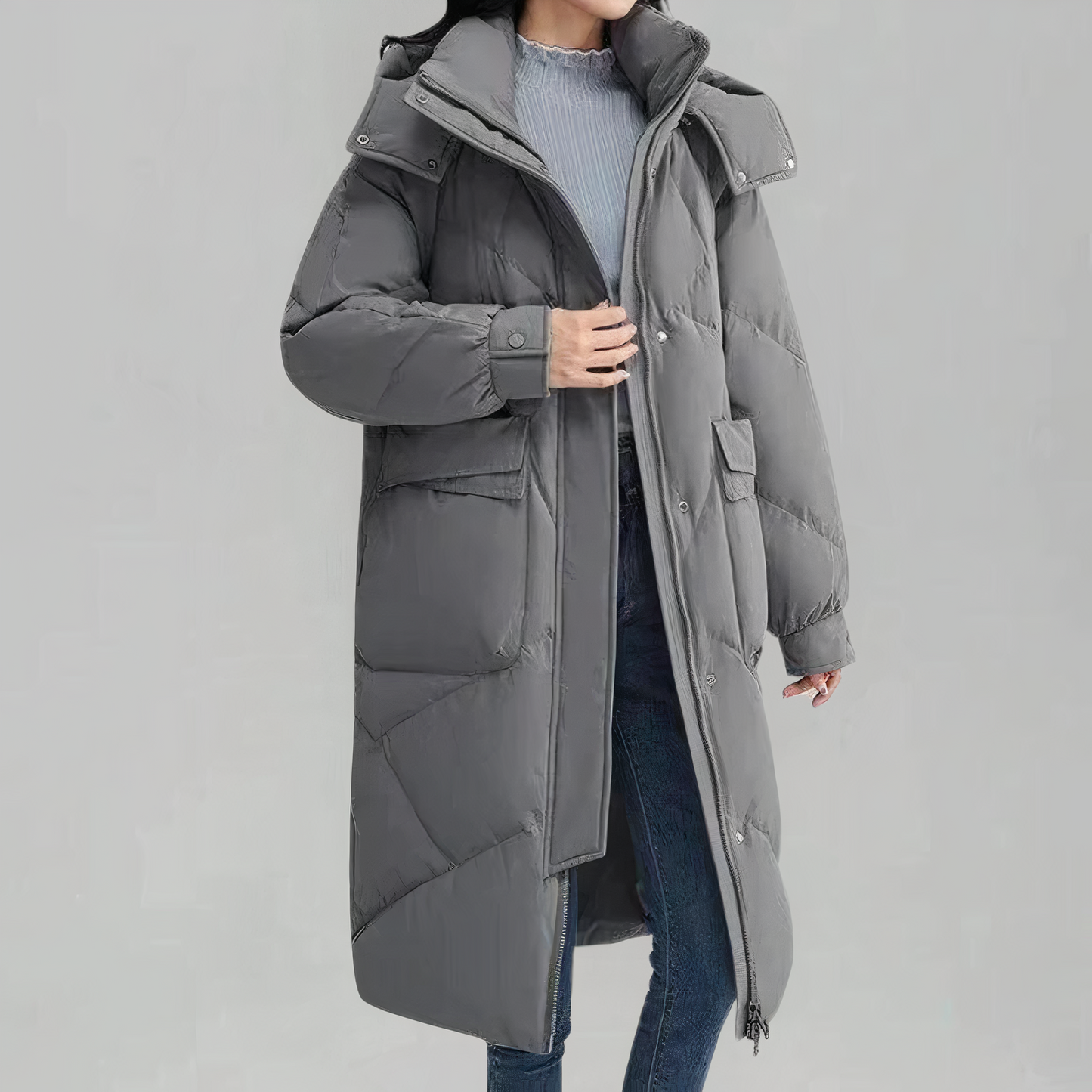 ModeGeist | Lange Daunenjacke