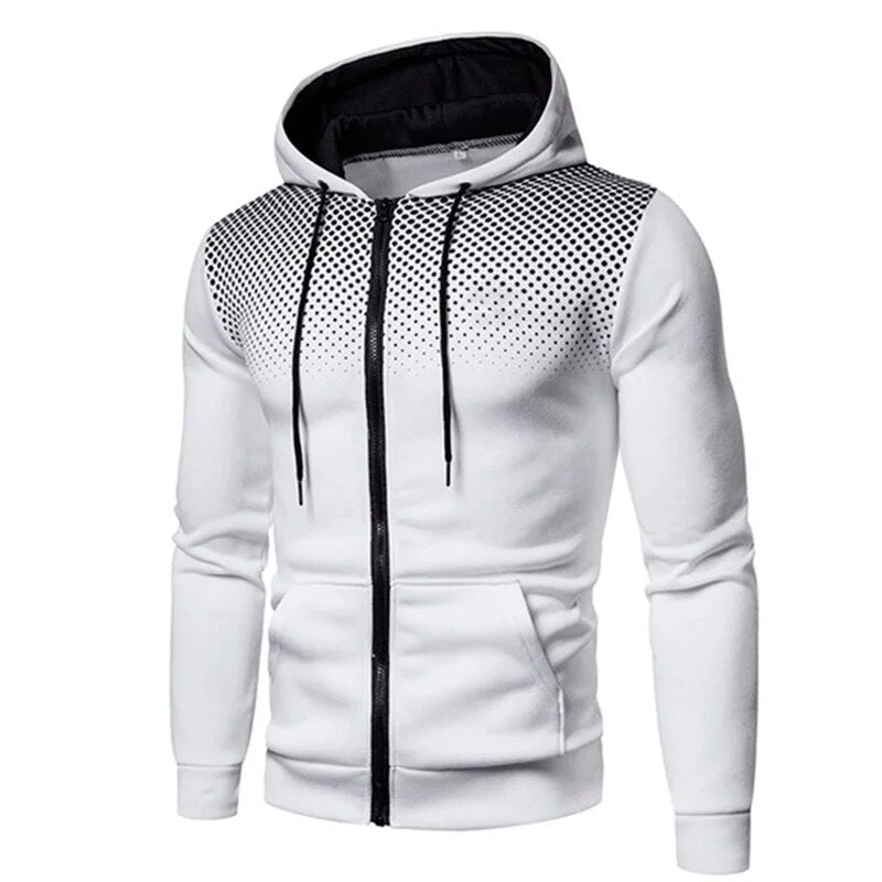 ModeGeist | Pullover mit Kapuze und Punkten
