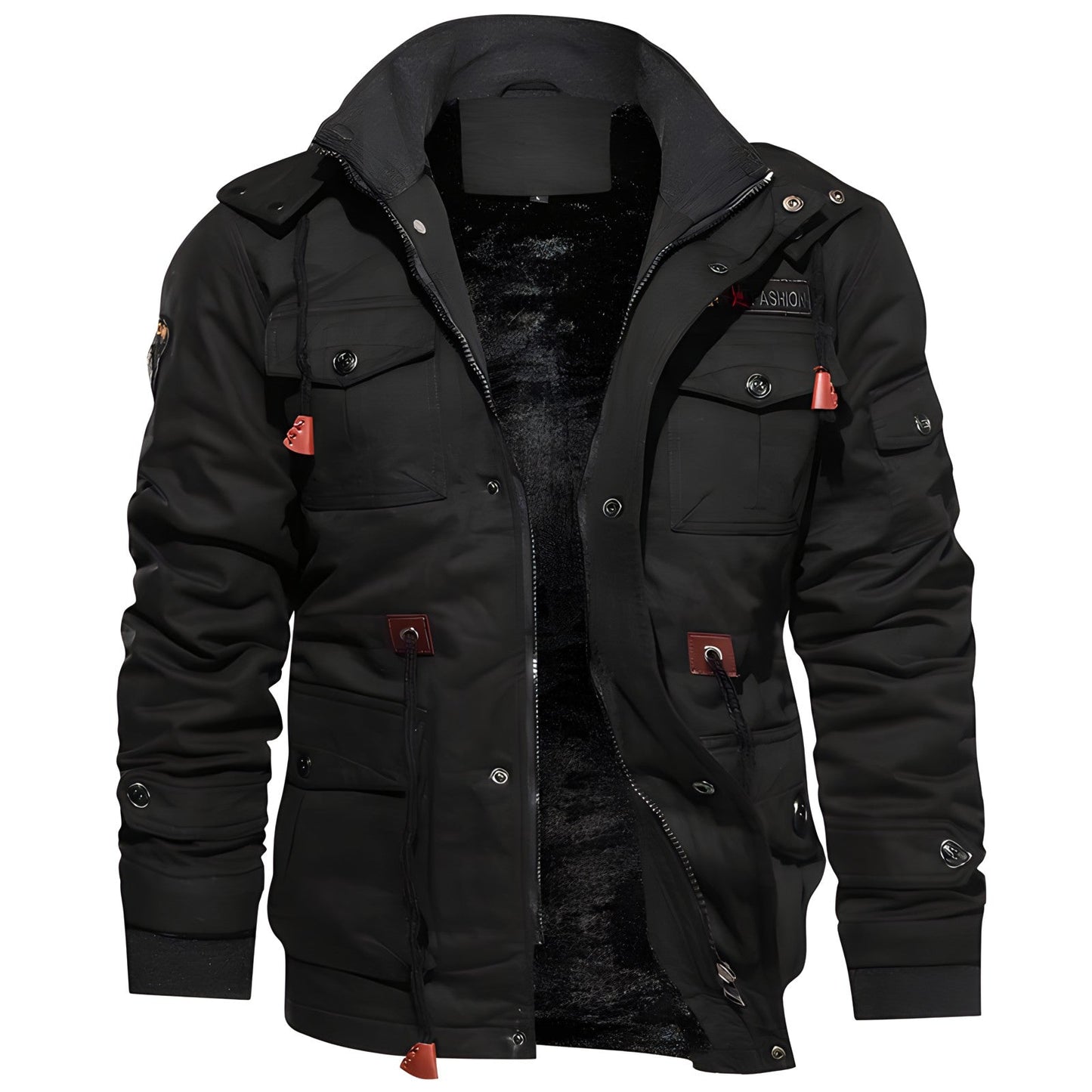 Männer Kapuzenjacke mit vielen Taschen