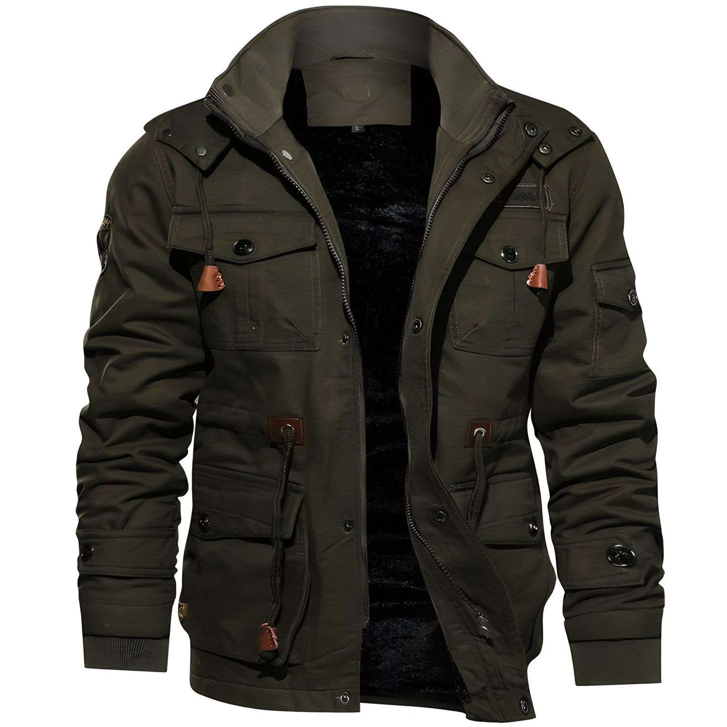 Männer Kapuzenjacke mit vielen Taschen