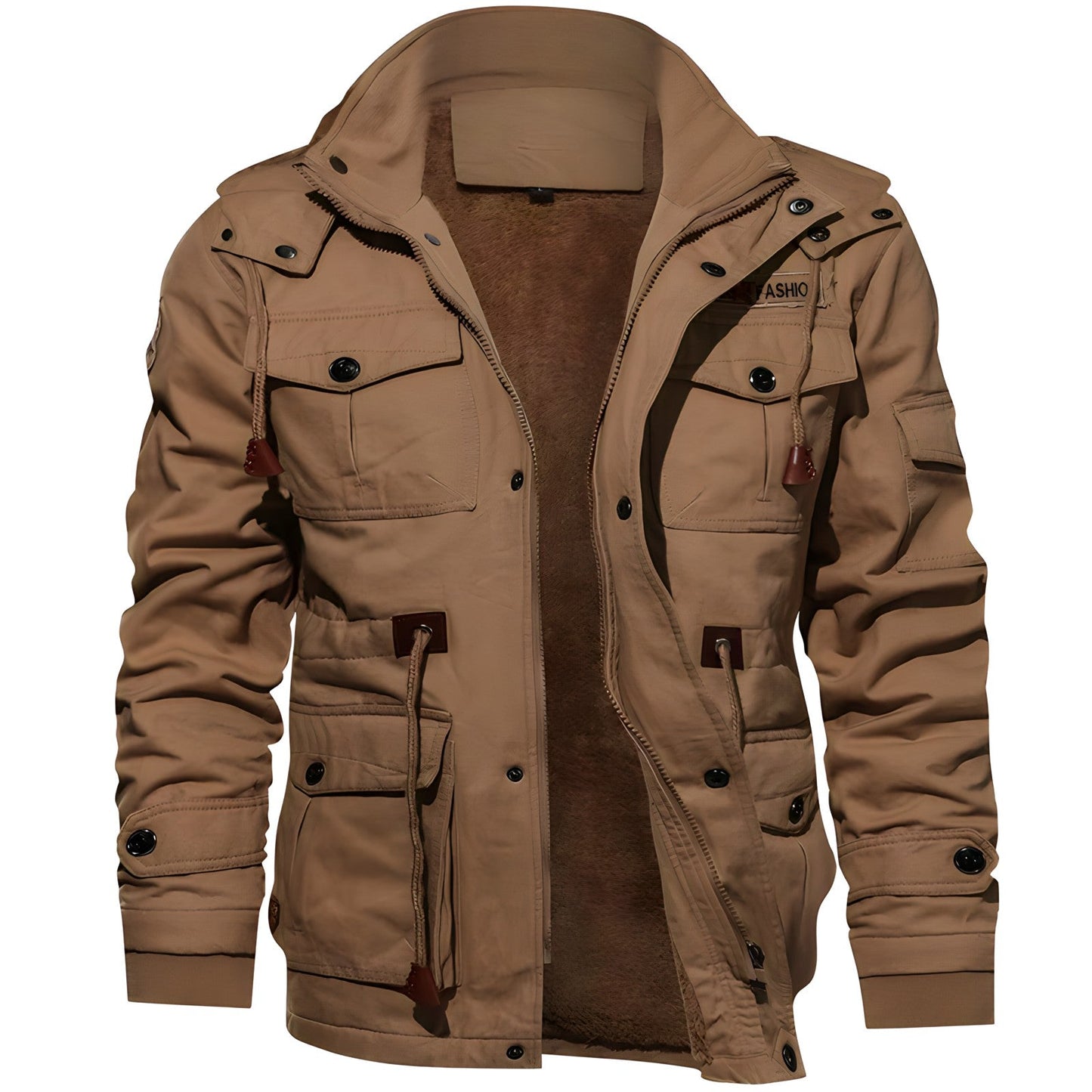 Männer Kapuzenjacke mit vielen Taschen
