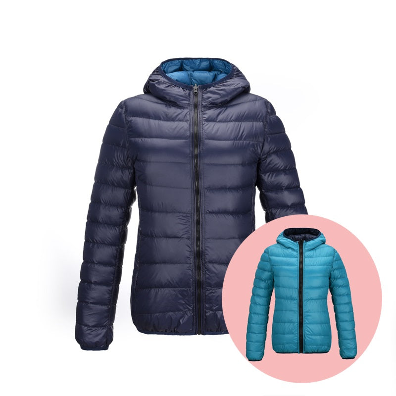 ModeGeist | Harmonie umkehrbar Ultra Light Daunenjacke