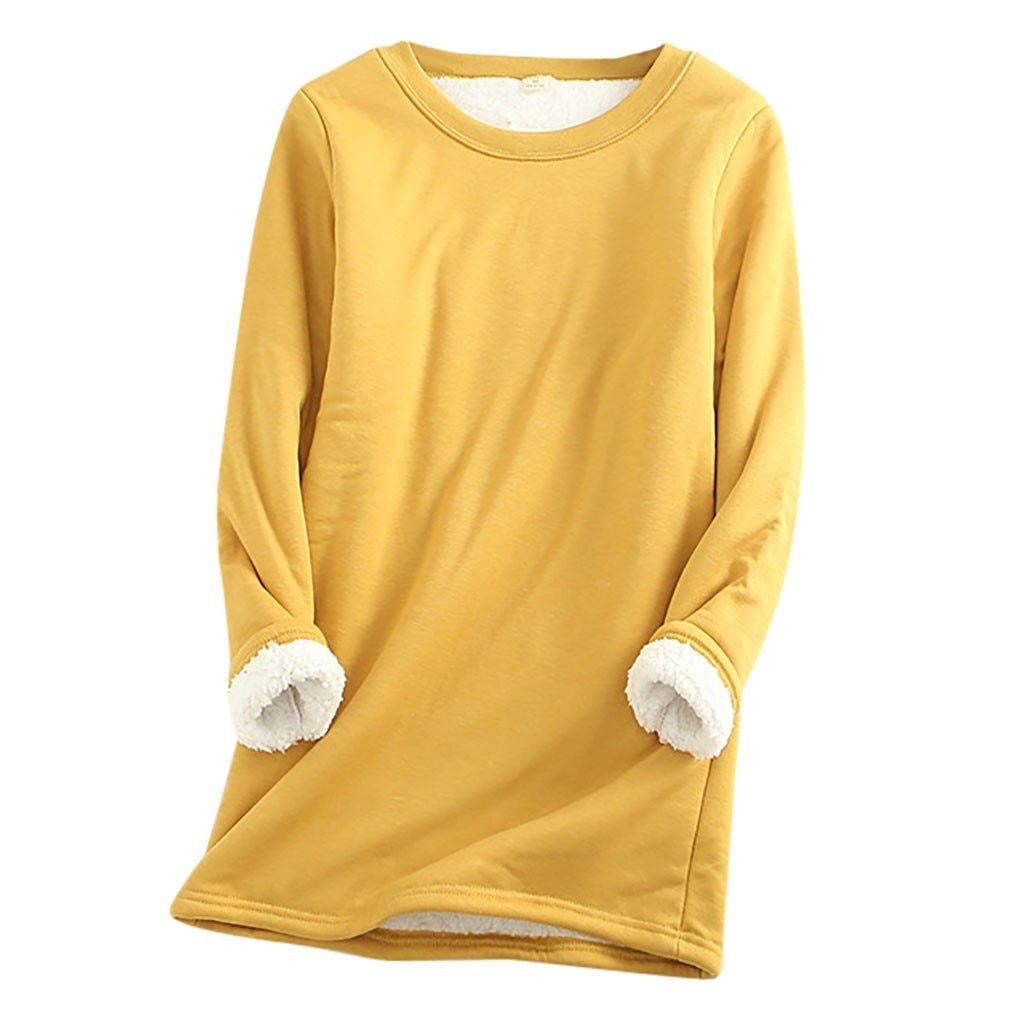 ModeGeist | Weicher Pullover mit Fleece-futter Warm und Bequem Perfekt für Heimeligkeit
