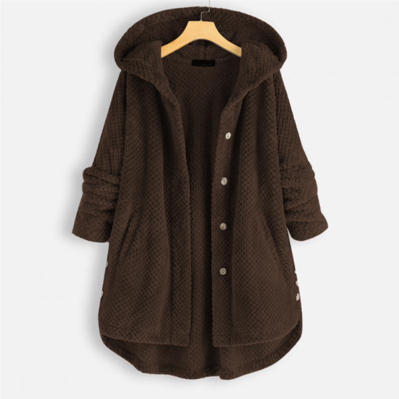 Fleece Jacket with Hood by Fudus