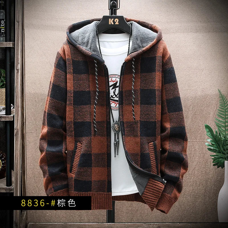 Herren Winterjacke mit Kapuze