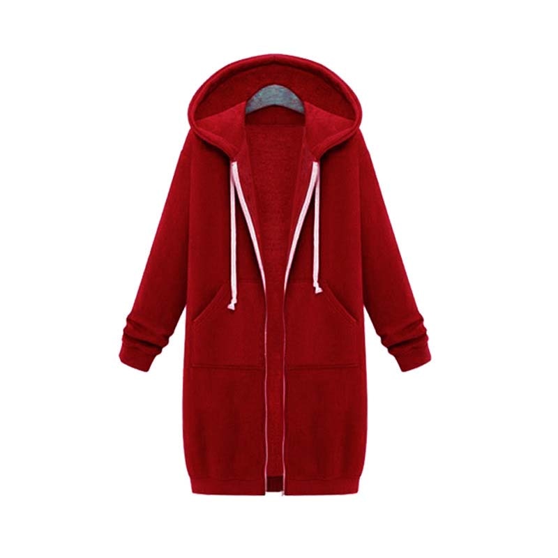 ModeGeist | Schicke lange Sweatshirtjacke
