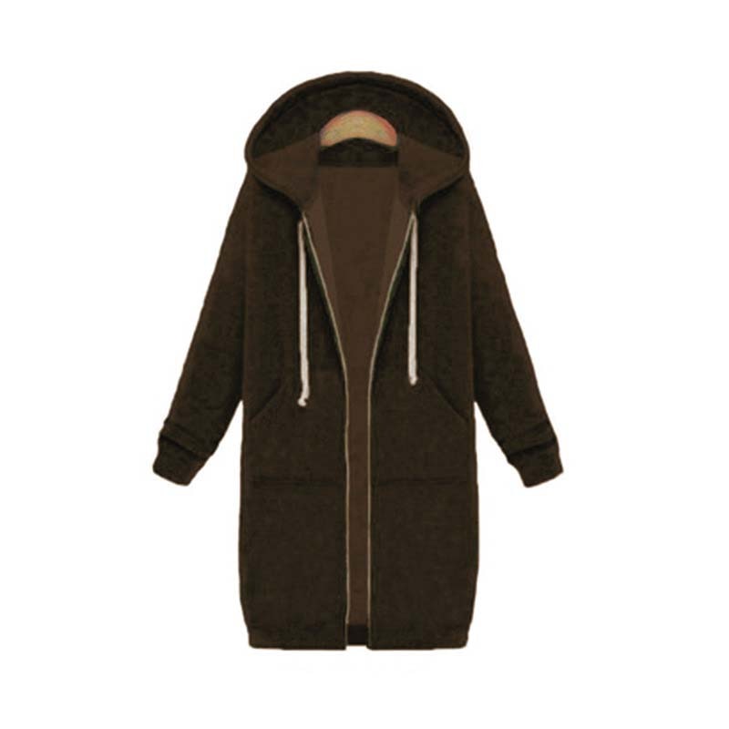 ModeGeist | Schicke lange Sweatshirtjacke