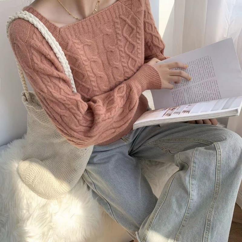 Luna Pullover mit quadratischem Hals