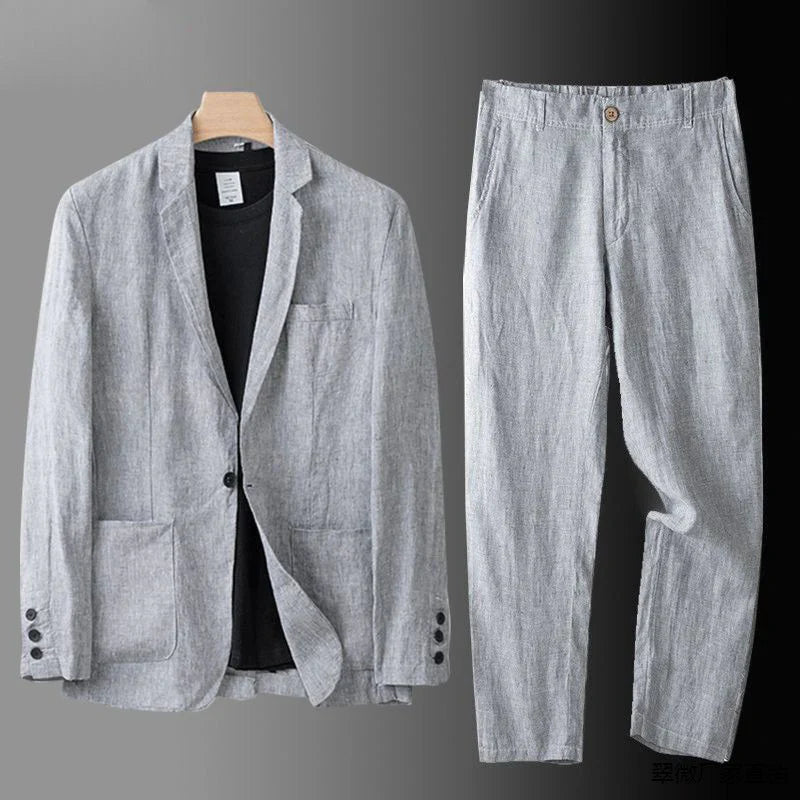 Blazer und Leinenhose: Das KÄTHE Ensemble