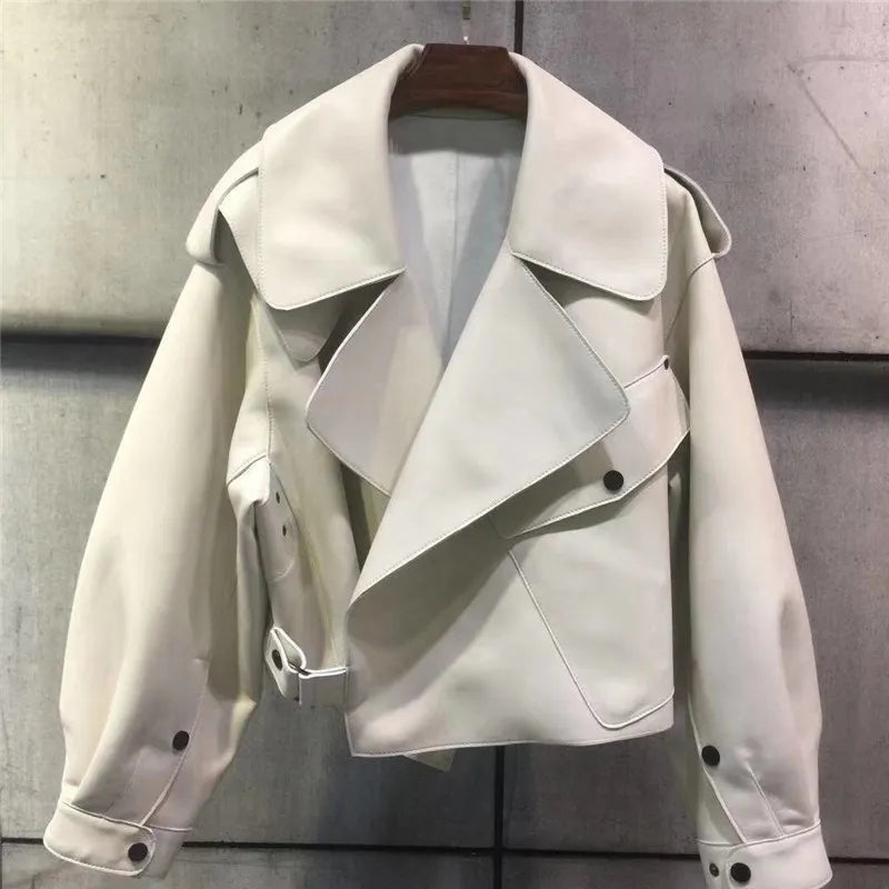 Edle Damen Lederjacke - Modell Evi