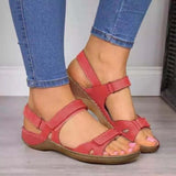 MODEGEIST Damen-Sandalen: Ergonomisch mit Klettverschluss