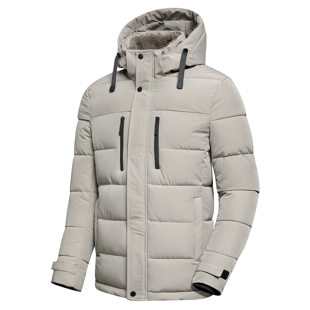 Herren-Steppjacke mit Fleecefutter