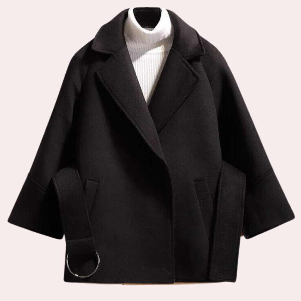 ModeGeist | Sophisticated Herbstgürtelmantel für Damen