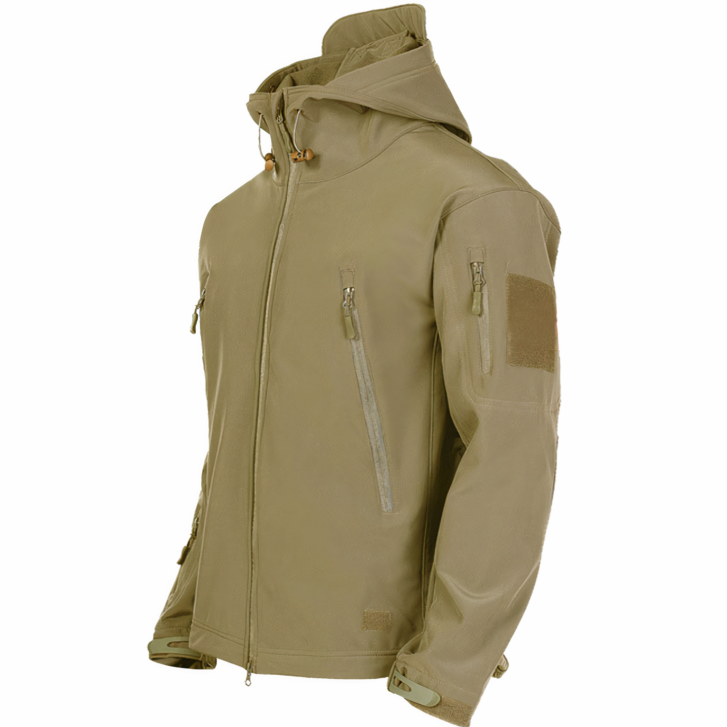 ModeGeist | Wasserdichte Militärjacke mit Kapuze