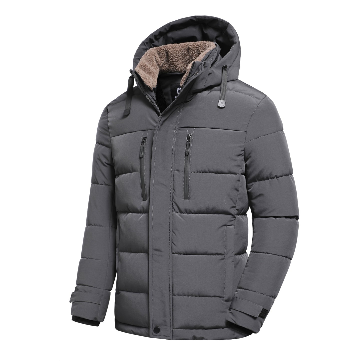 Herren-Steppjacke mit Fleecefutter