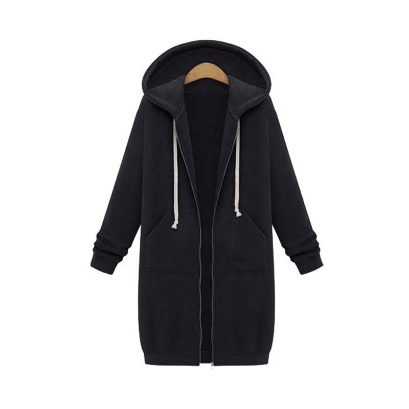ModeGeist | Schicke lange Sweatshirtjacke
