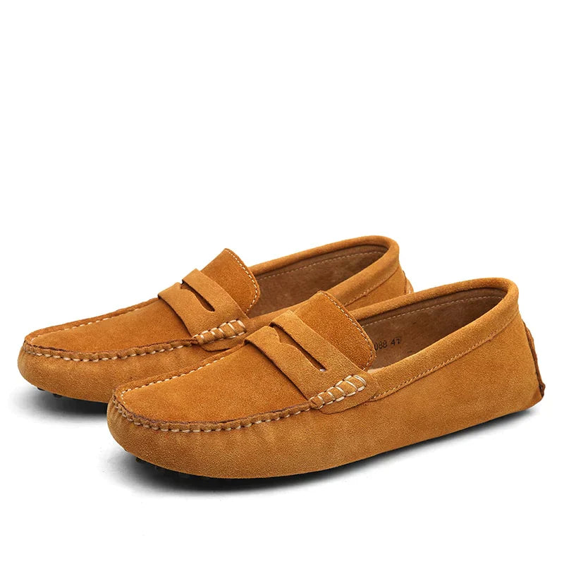Italienische Wildleder-Loafer von HUGO