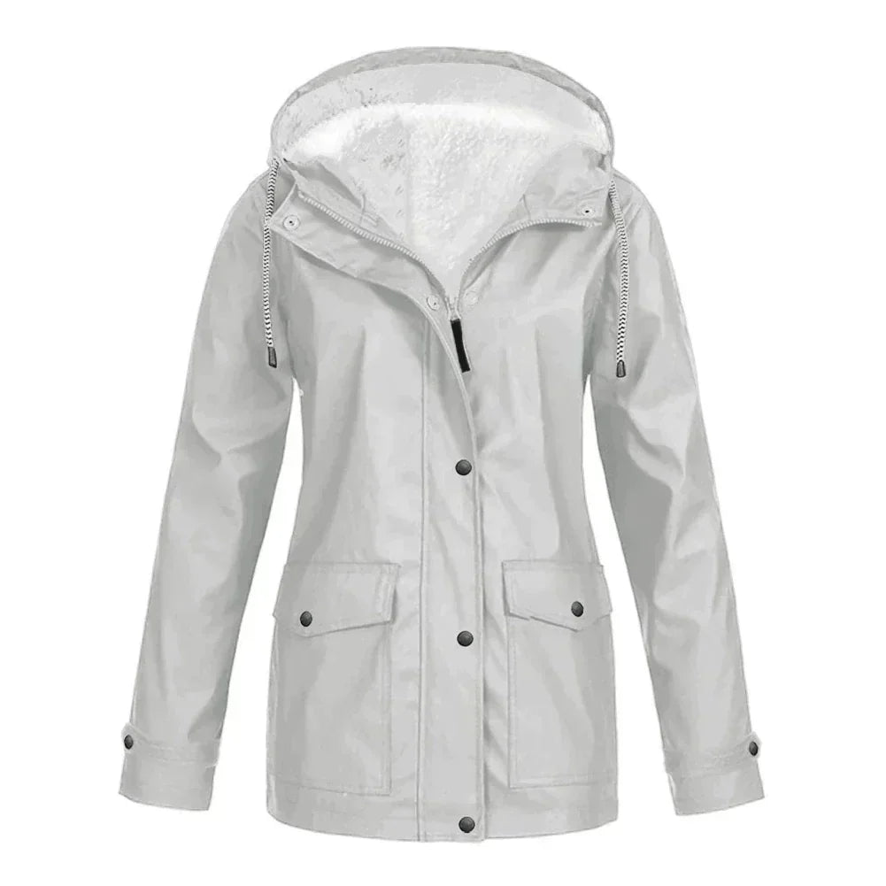 ModeGeist | Regenjacke für Damen Warm