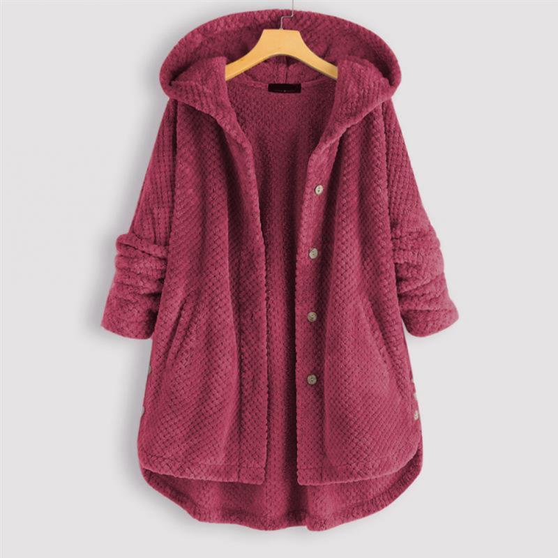 Fleece Jacket with Hood by Fudus