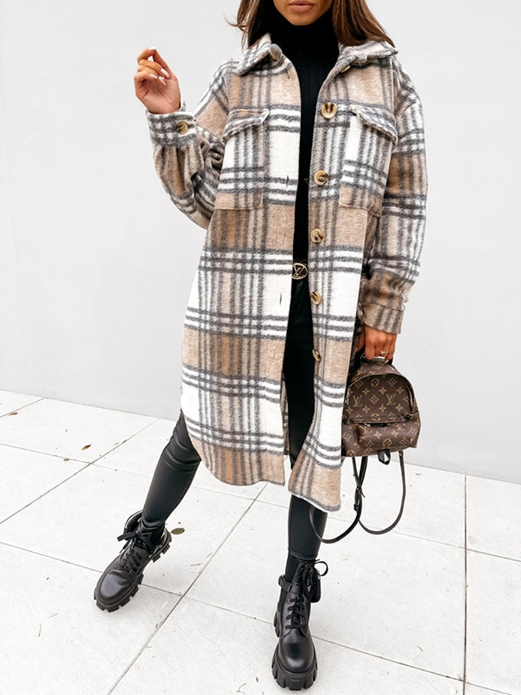 ModeGeist | Karierte Jacke - Lässig, Retro & Modisch