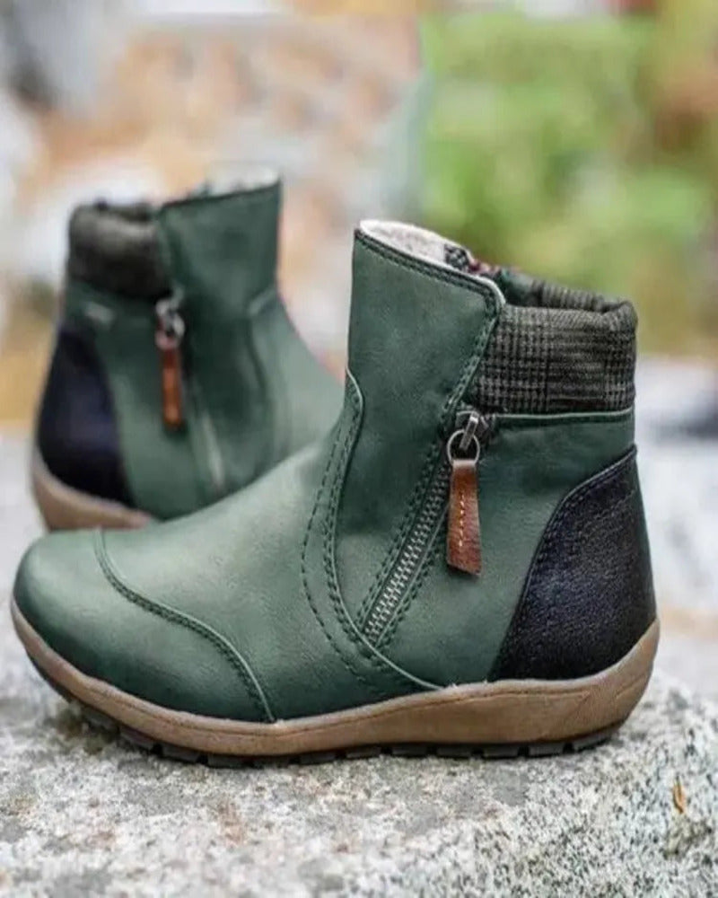 ModeGeist | Wasserdichte Orthopädische Stiefel mit Hochwertigem Reißverschluss