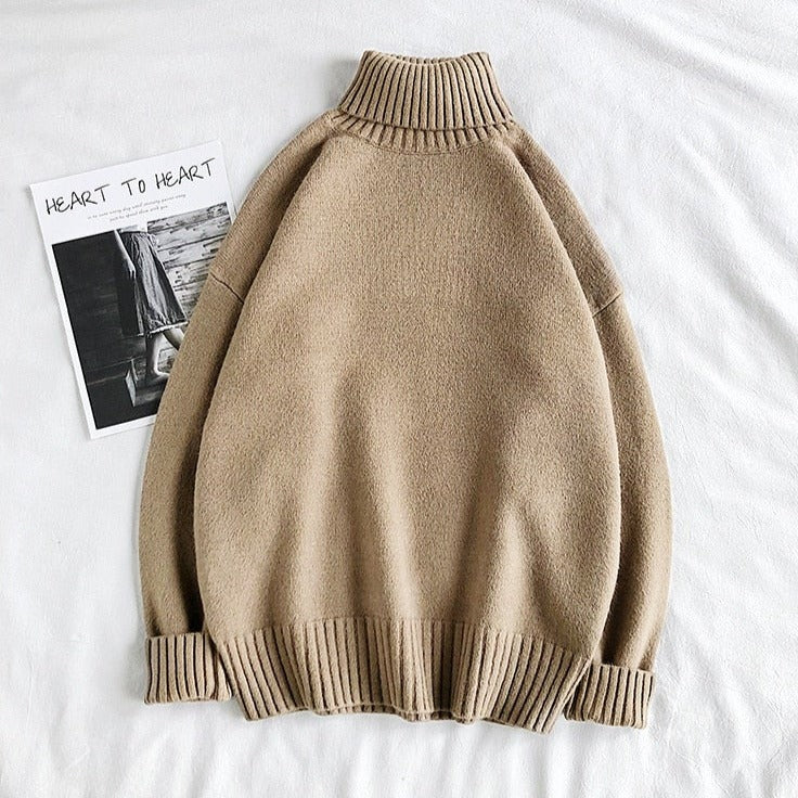 Herrenpullover mit bequemem Rollkragen