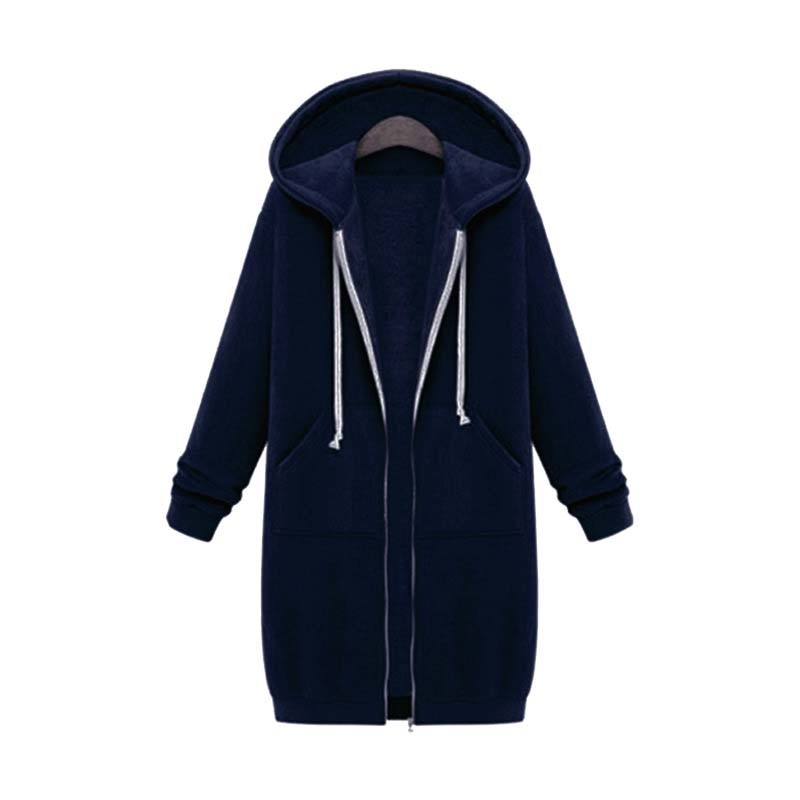 ModeGeist | Schicke lange Sweatshirtjacke