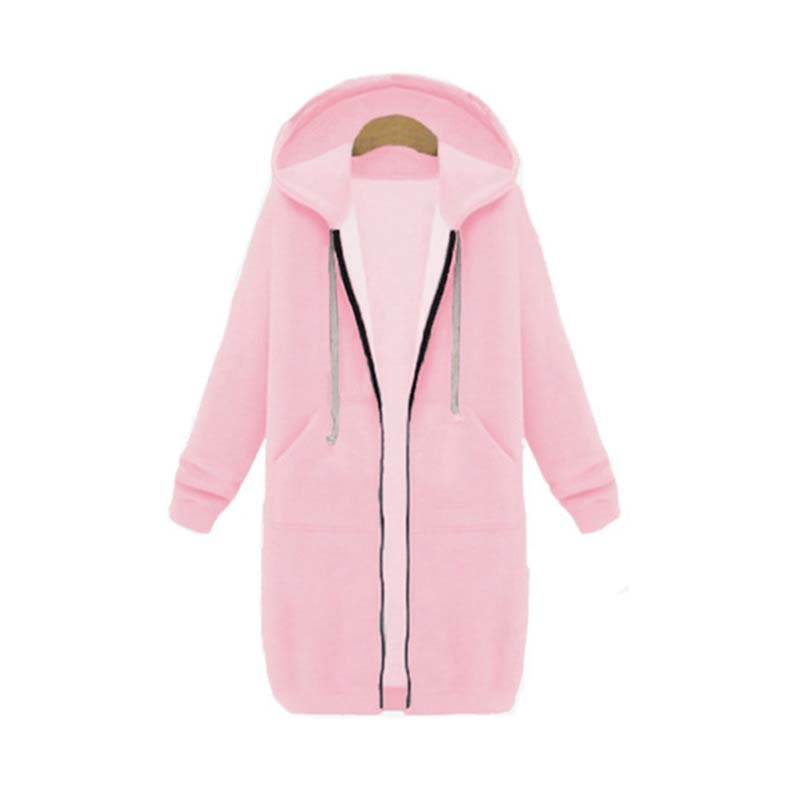 ModeGeist | Schicke lange Sweatshirtjacke