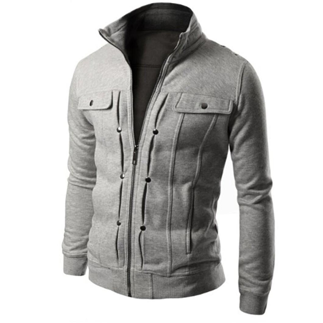 Edle Herrenjacke mit Reißverschluss – Gerod
