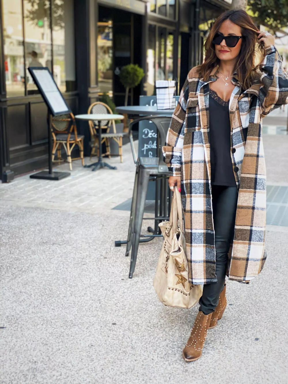 ModeGeist | Flanell Karotrenchcoat