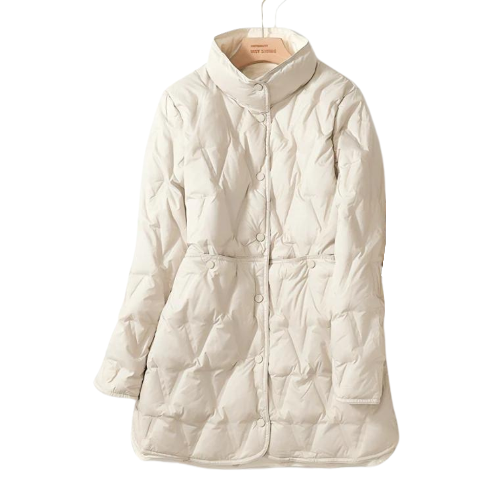 ModeGeist | Pufferjacke - Wendbare Stehkragen-Pufferjacke