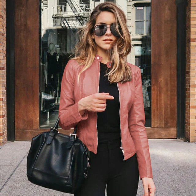 ModeGeist | Elegante Lederjacke - Zeitloser Stil