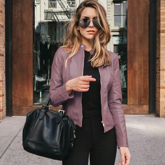 ModeGeist | Elegante Lederjacke - Zeitloser Stil