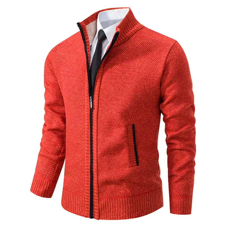 Männer-Zipperjacke mit Taschen