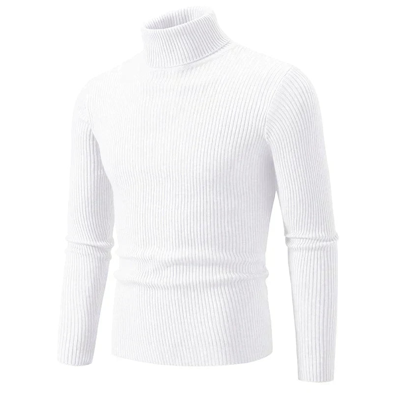 ModeGeist | Rollkragenpullover Baumwolle Stilvoll, Warm