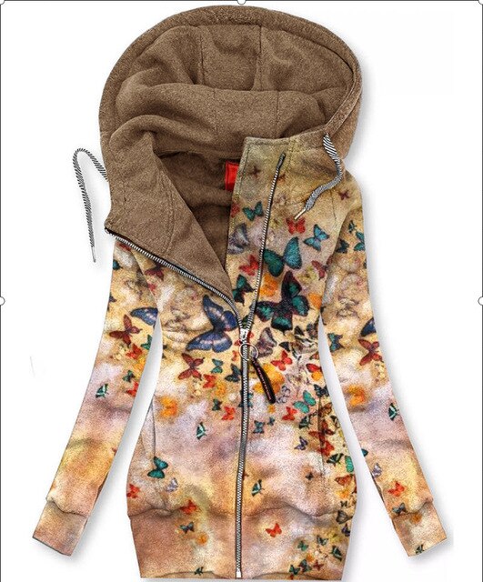 ModeGeist | Bequeme Künstlerische Jacke für Frauen