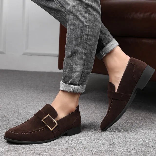 Schwarze Herren Lederschuhe von LuxusMann