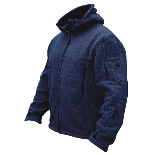 Klaus Taktische Fleece-Kapuzenjacke