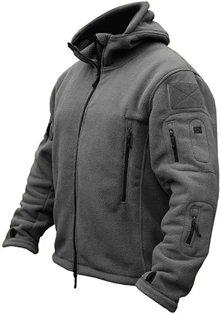 Klaus Taktische Fleece-Kapuzenjacke