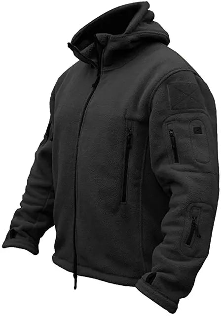 Klaus Taktische Fleece-Kapuzenjacke